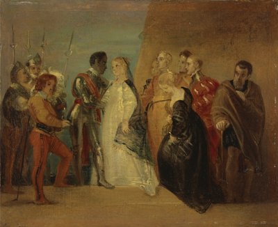 Die Rückkehr Othellos, aus Othello, Akt II, Szene ii von Thomas Stothard